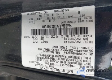 2011 Mercury Grand Marquis Ls (Fleet Only) z USA, uszkodzony, nr VIN 2MEBM7FV0BX609584